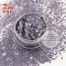 HH2104-243 Палм коричневого цвета Шестигранная форма блестки для дизайна ногтей DIY украшения и украшения на Хэллоуин