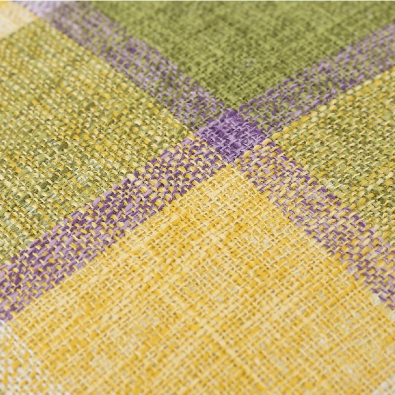 Modern Solid Plaid Pillow Case Square Elegant Cotton And Linen Pillow Cover 45*45 Soft Comfortable Cushion Cover For Sofa Chair