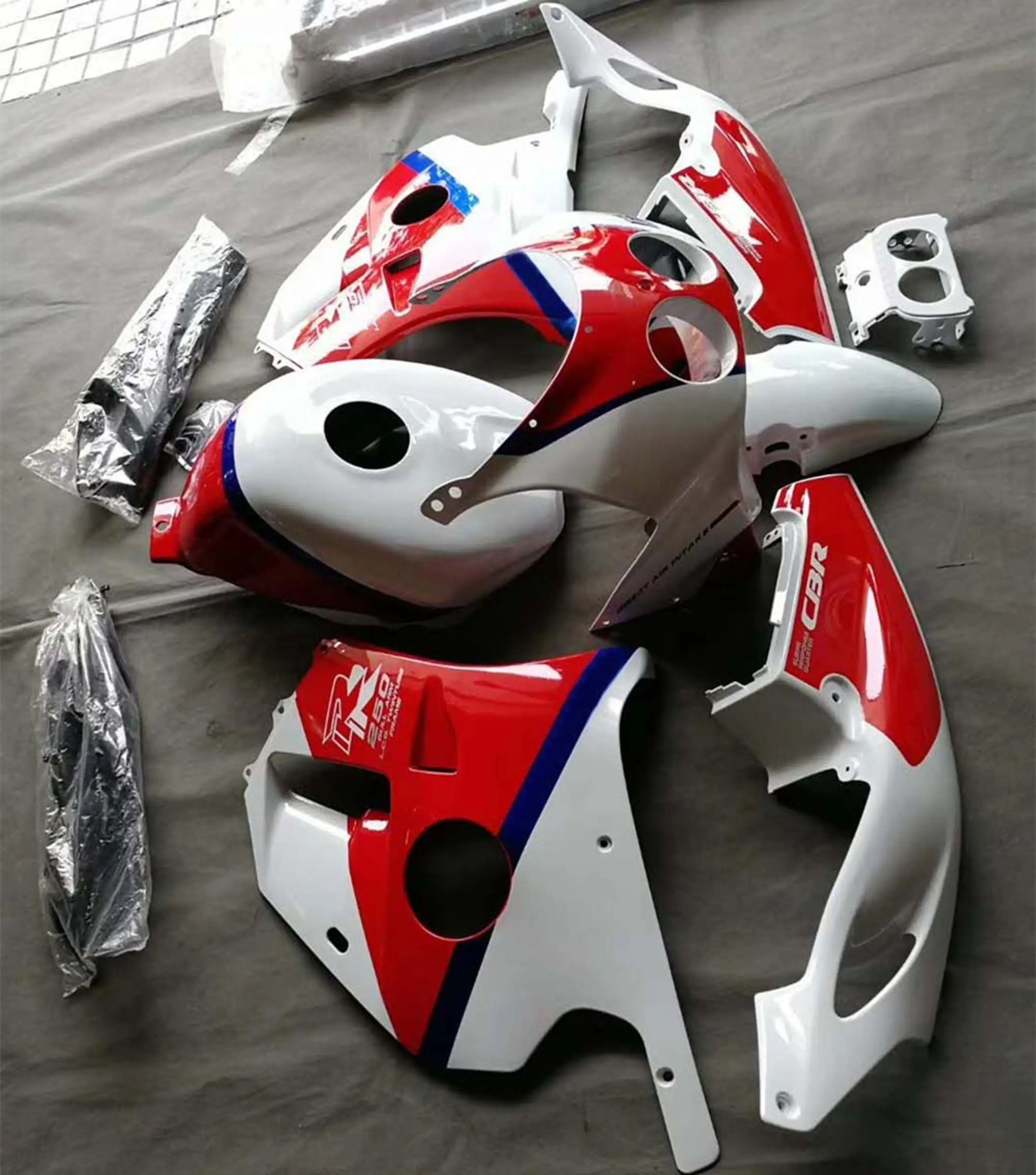 Кузов обтекателя Kit для Honda CBR250RR CBR250 RR MC22 1990 1991 1992 1993 1994 1995 1996 1997 1998 CBR 250 RR впрыска клобук