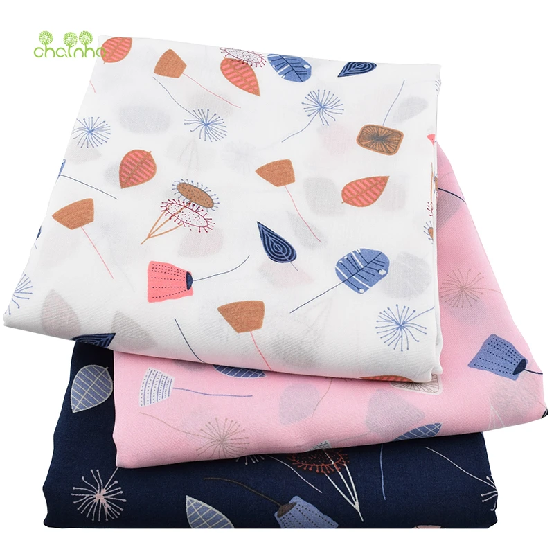 

Chainho,Summer Apparel Fabric/Floral Printed Pattern/Imitation Silk/Skirt/Dress/Shirt Material/Half Meter 50x140cm