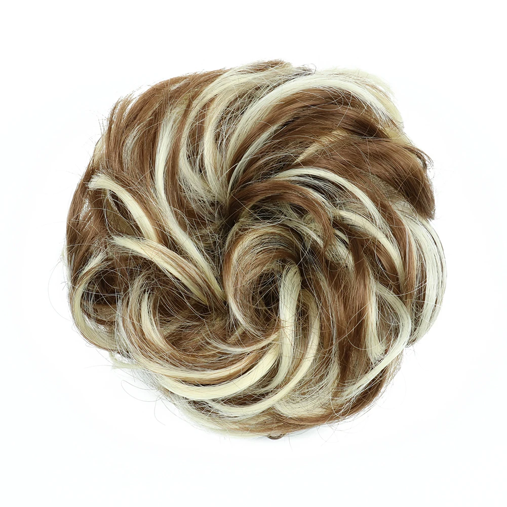 Женские волосы булочка для наращивания, эластичные волнистые кудрявые, грязный пончик, шиньоны, парик, шиньон, инструменты для волос, волосы для милых женщин, косы для волос