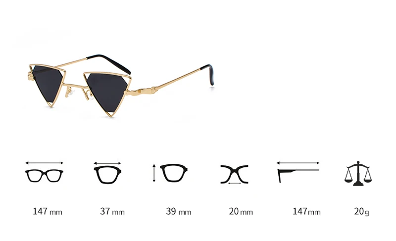 red triangle sunglasses 900020 details (1)