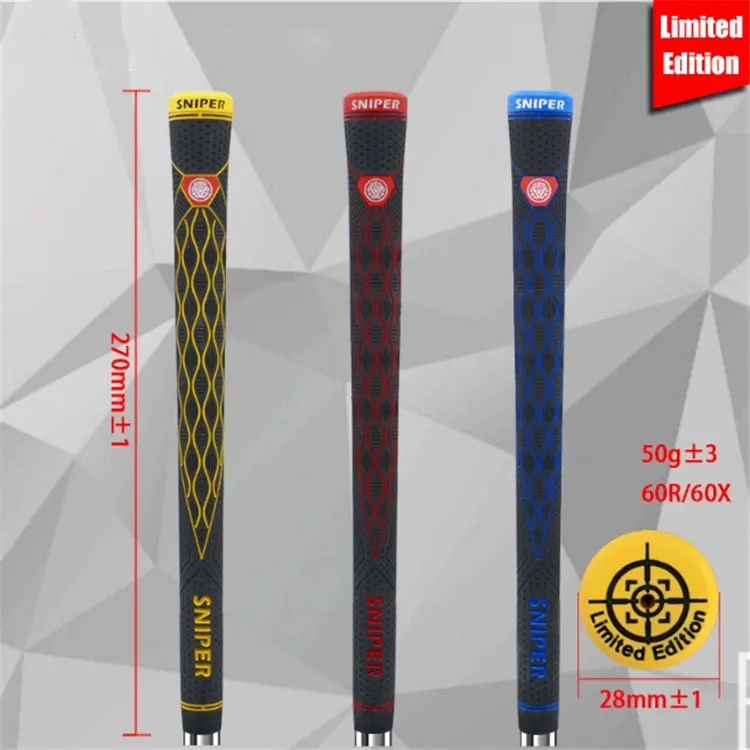 

New Sniper Limited Edition Golf Club Grips Workshop Assembly Rubber Golf Irons Grips For Male Driver Woods 3 Colors