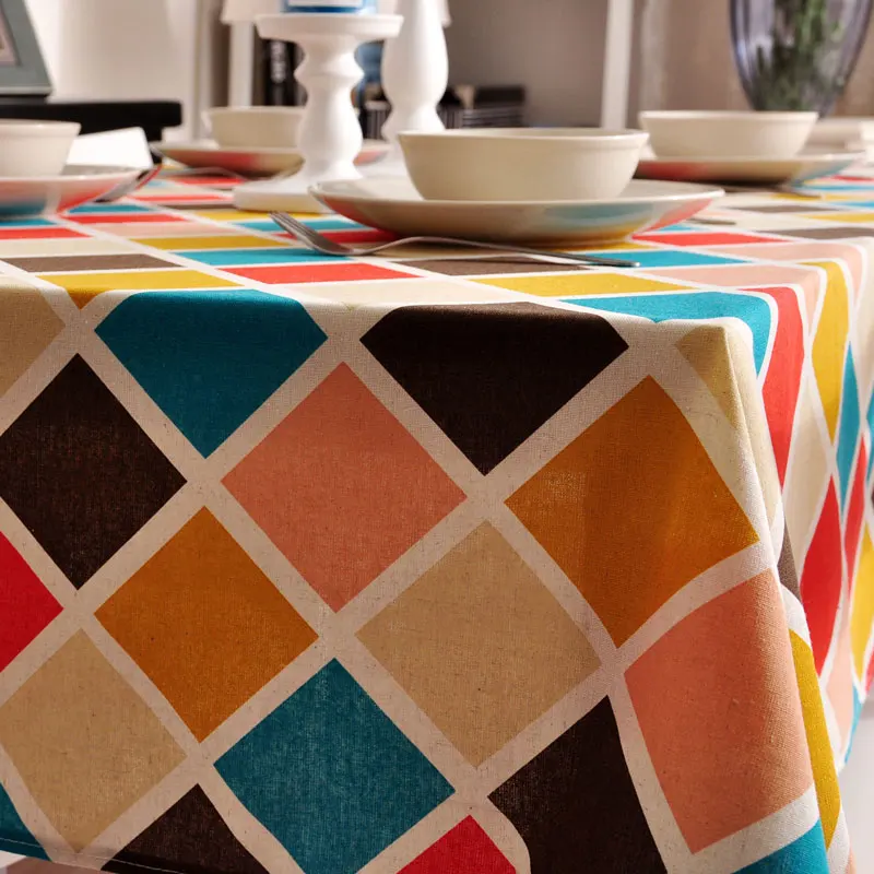 Buy New Cotton linen Table Cloth tablecloth dinner Mat