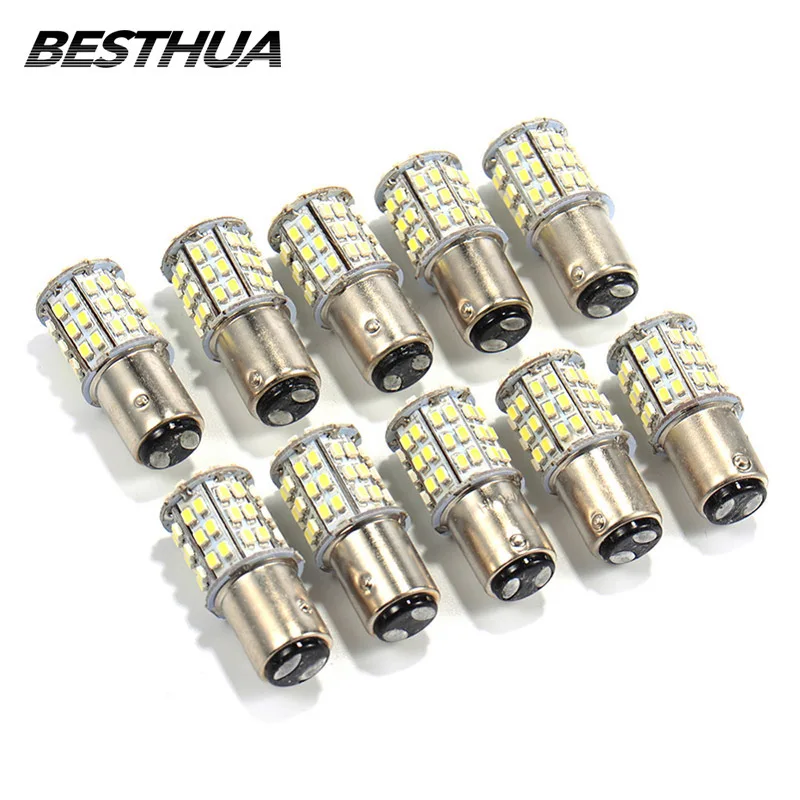 10PCS/SET BAY15D 1157/BAY15D / P21/5W Car Tail Stop Brake Light Super