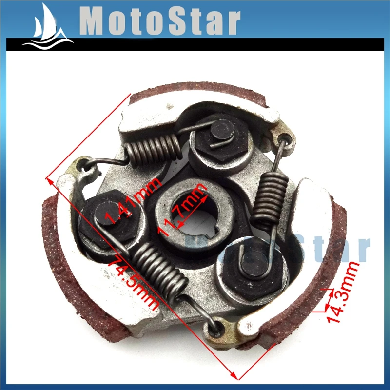 

Alloy Clutch Pad With Keyway For 2 Stroke 47cc 49cc Engine Minimoto Gas Pocket Bike Mini Moto Dirt Crosser ATV Quad 4 Wheeler