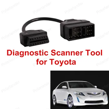 

2016 New Multi Function 22 Pin To 16 Pin OBD2 Diagnostic Adapter Cable For Toyota Free Shipping High Quality