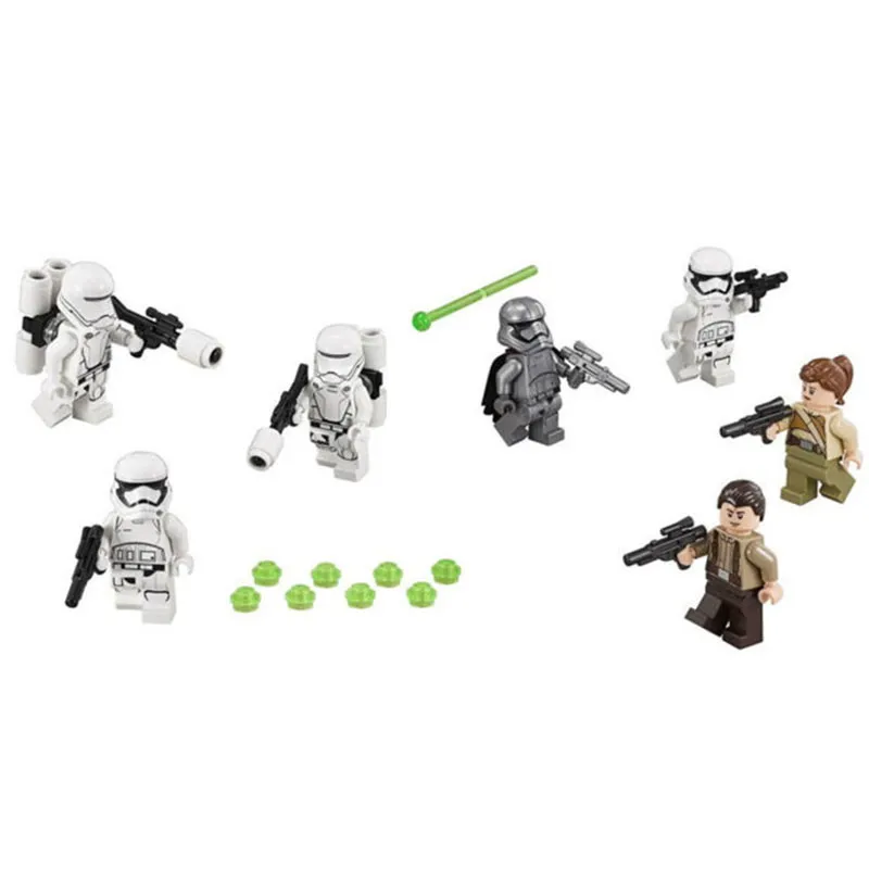 Star Wars First Order Transporter Model Building Blocks Bricks Toys Compatible With LegoINGly Starwars 75103 Children Model