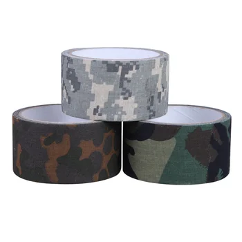 

5CMx5M Camo Wrap Waterproof Adhesive Tape Rifle Hun Hunting Bionic Tape Outdoor Camouflage Bandage Roll Hunting Accessories