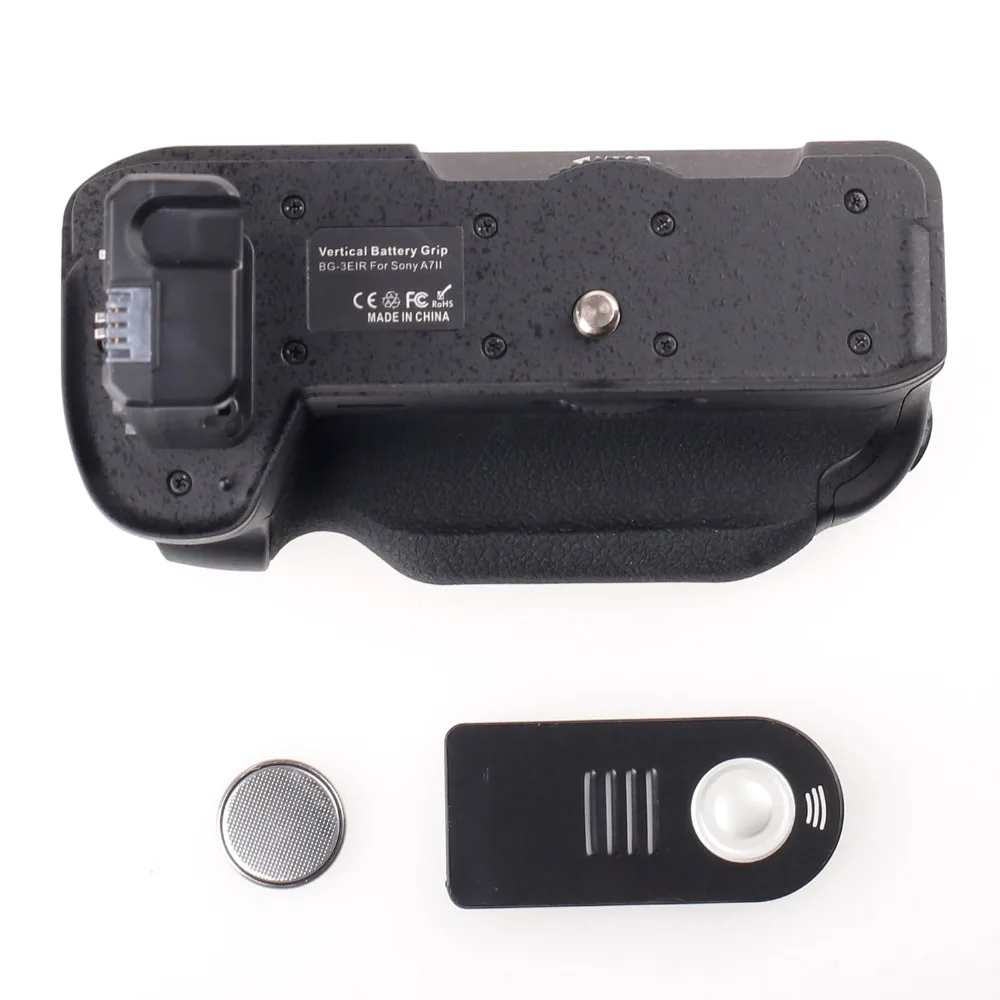 JINTU Power Battery Grip Pack Holder +IR Remote for SONY A7II A7RII A7SII DSLR Mirrorless Camera BG-3EIR