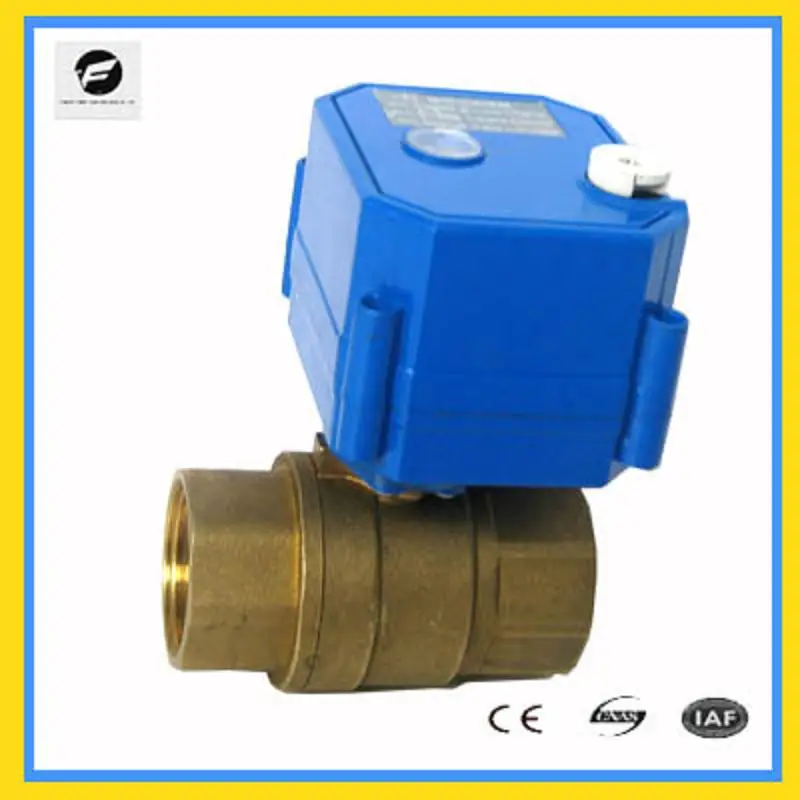 CWX-25S 1/2 ''DN15 2-полосная латунь моторизованный шаровой клапан с ручным управлением Функция AC220v CR04 с Безотказный функция для утечки газа