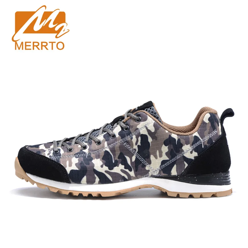 

MERRTO men's outdoor breathable Camouflage hiking shoes anti-skid wear-resistant damping sneakers camping climbing shoe 2 colors
