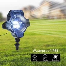 Тыквенная форма светодиодный снежный свет RF пульт дистанционного управления снегопад проектор свет снежный свет светодиодный пейзаж Рождество сценический свет