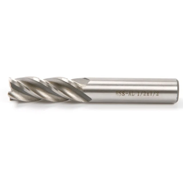 Cutting HRC63 4 Flute  Alloy Carbide Milling Tungsten Steel Milling Cutter End Mill for Milling copper aluminum tool steel