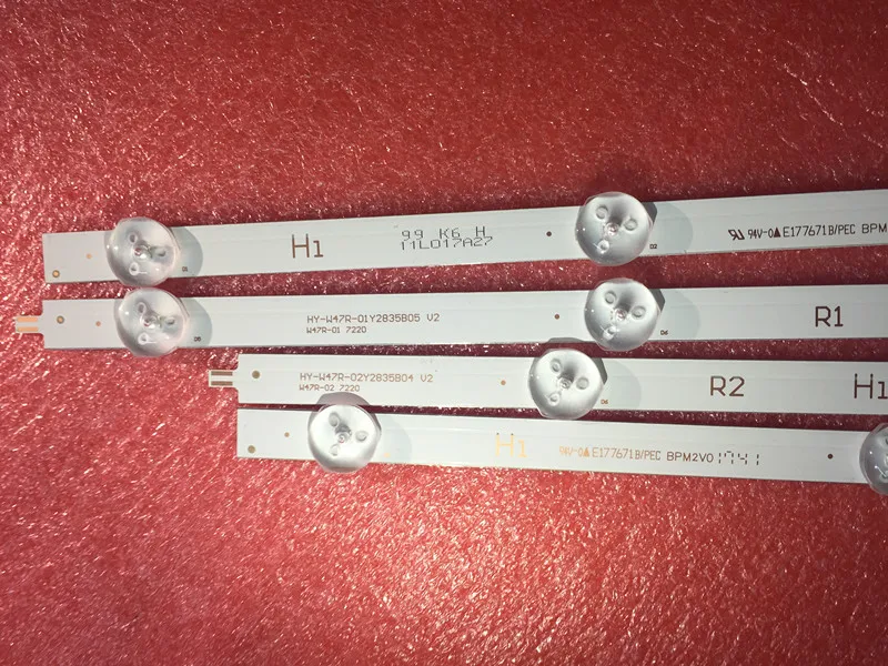 

Free shipping100%New 4 Pcs/lot 100% NEW 47" LG 47LN519C-CC LED strip replacement 6916L-1174A 6916L-1175A 6916L-1176A 6916L-1177A