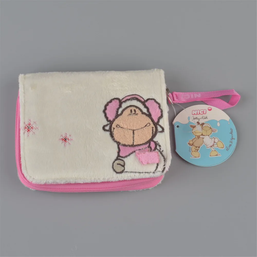

Plush Backpacks Card Bag, White Headset Sheep Coin Purse, Wallet, Plush Purse, Children Kids Gift Free Shipping