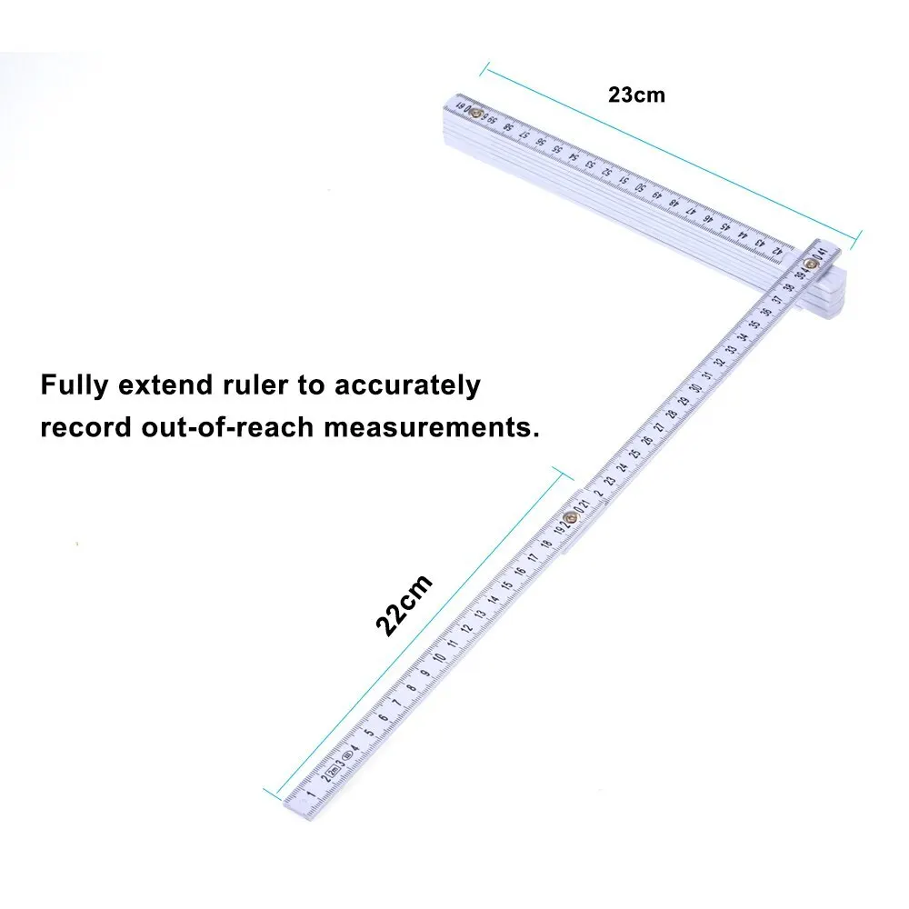2 м складная линейка слайдер десять частей складные линейки универсальные внутри чтения плотник измеритель образования легкий измерительный инструмент