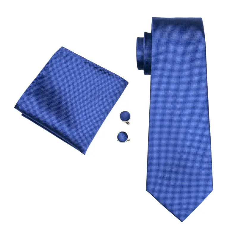 LS-429 Лидер продаж мужской галстук одноцветное Бизнес 100% шелк Gravata галстук Hanky запонки Набор для Для мужчин Формальные Свадебная вечеринка