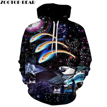 

Space universe 3D Printed Sweatshirts Men Women Hoodies Boy Pullover 6XL Fashion Tracksuits Hot Sale Male Outwear Novelty Coat