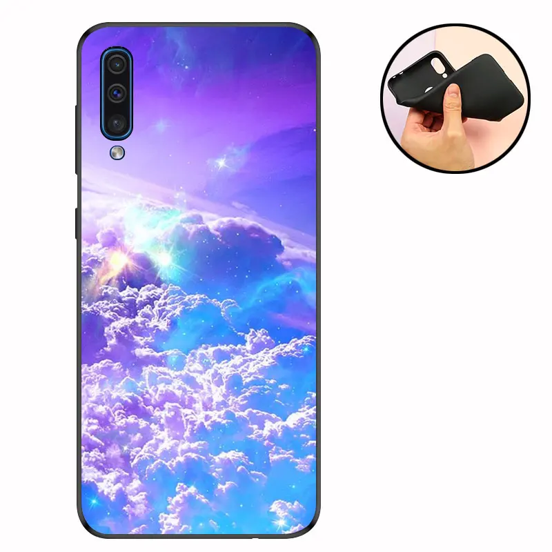 F-CSY Матовый Силиконовый чехол CROWNPRO из ТПУ для Samsung Galaxy A50, чехол для Samsung A50 A505 A505F, чехлы для телефонов - Цвет: F-CSY