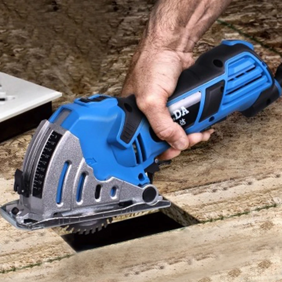 HILDA-Mini-Elektrische-Cirkelzaag-DIY-Multifunctionele-Elektrische-Saw-Power-Gereedschap-rotary-tool-circulaire-zaagbladen