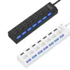 7 Port Micro USB Hub 2.0 USB Splitter For Tablet Laptop Computer Notebook High Speed 480Mbps USB 2.0 Hub LED With ON/OFF Switch ► Photo 3/6