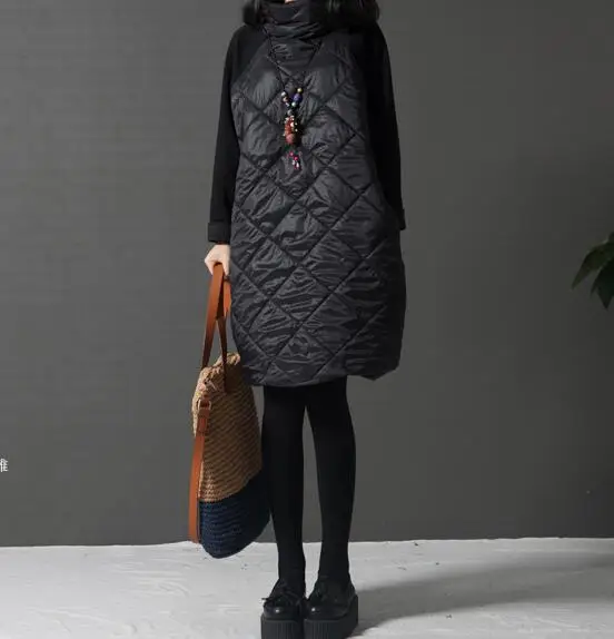 Najtaniej Plus rozmiar kobiet kurtka płaszcz, ciepłe zimowe parki, Patchwork Ropa Mujer golf bawełna Vestidos ocieplana kurtka z bawełny 5XL 6xl 7XL