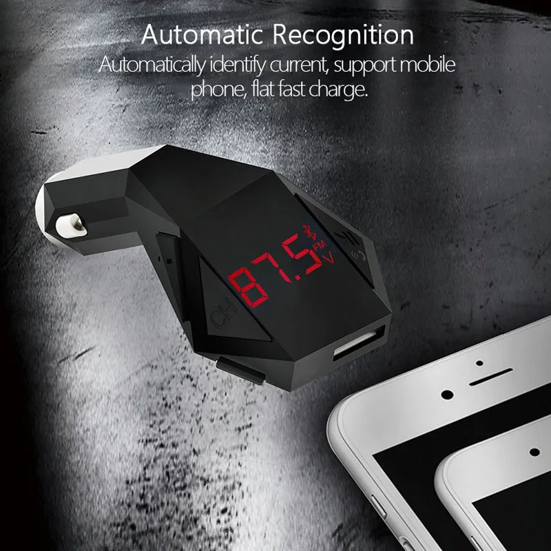 Bluetooth Car Kit Красный Экран MP3 плеер fm передатчик громкой связи вызов авто bluetooth USB/TF