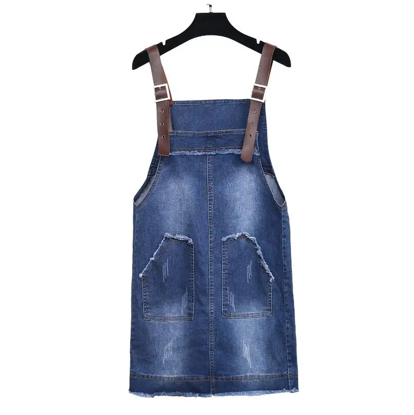 spaghetti strap overall dress