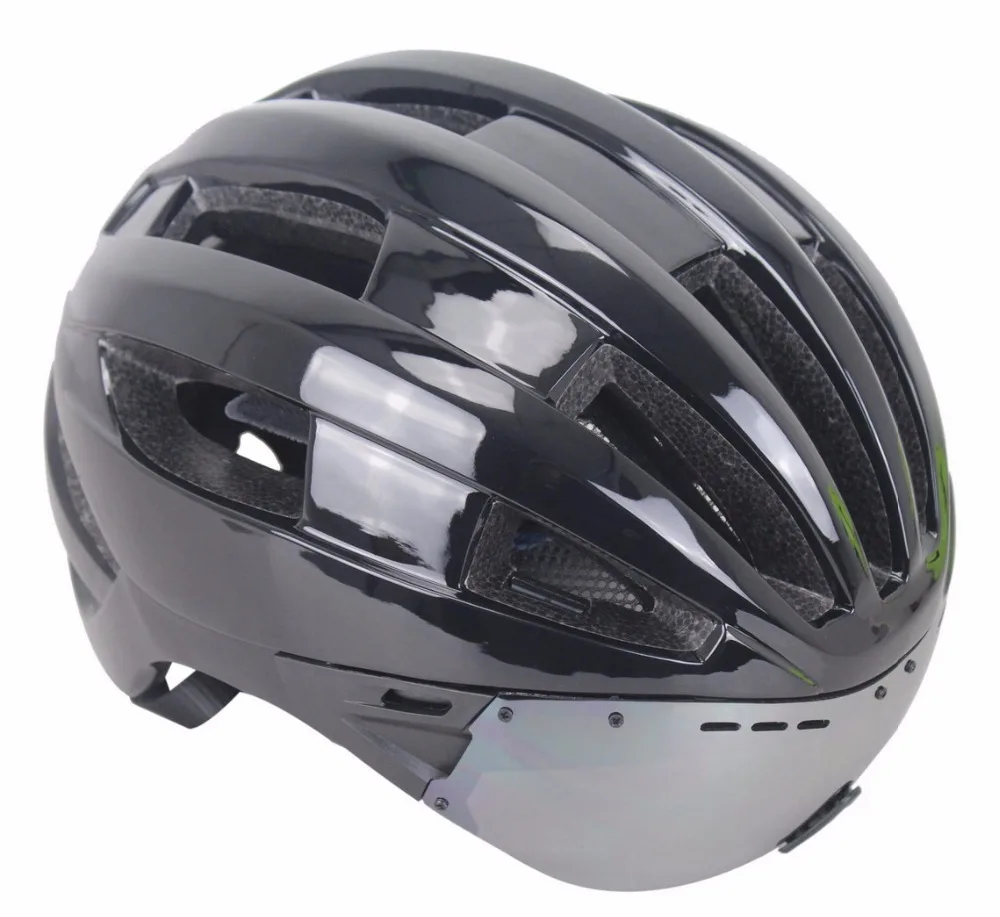 MIRACLE Detachable Visor Goggles Shield Bicycle Bike Helmet Adult