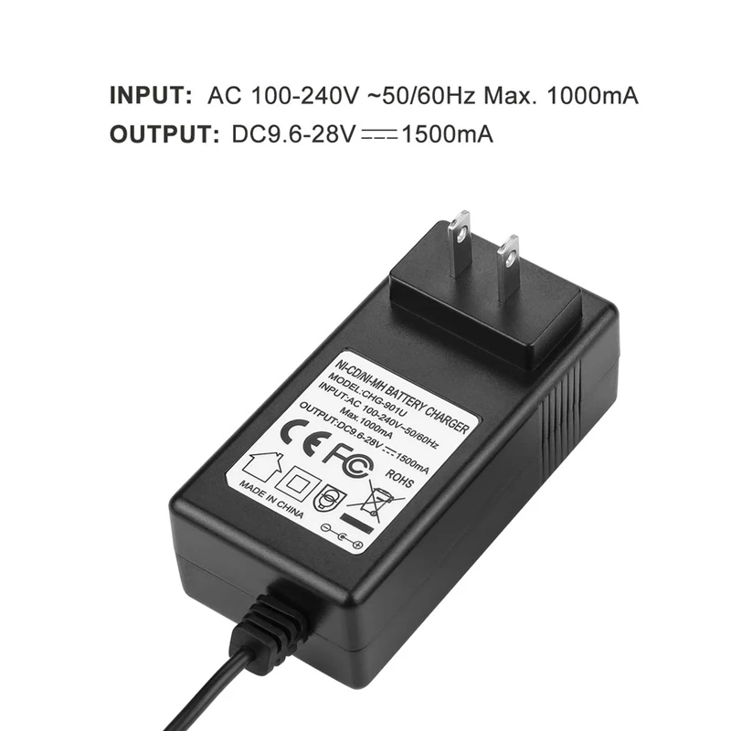 9,6 в-18 в мульти-Вольт Батарея Зарядное устройство для BLACK&DECKER, никель-металлогидридного и никель-металл-гидридных или никель Батарея Hpb18 Hpb18-Ope Hpb12 Hpb14 Fsb14 Fsb18 Fs120Bx нам Pl