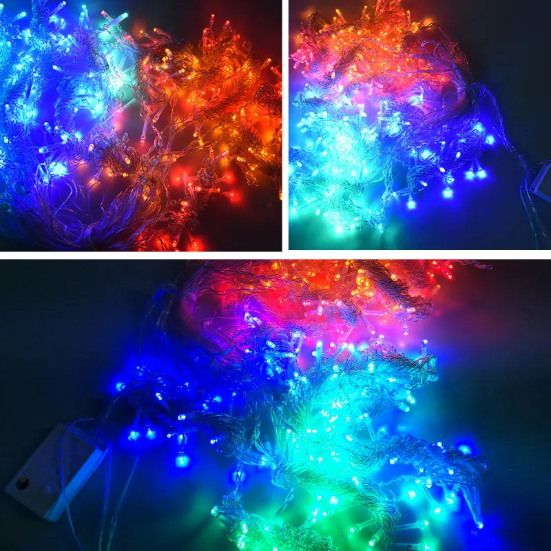 18W 304 LEDs Christmas Holiday Lighting 110V 220V Xmas Garden Party 3X3 Meters 4 Color 8 Modes Indoor Curtain Decoration Lamps 18W 304 LEDs Christmas Holiday Lighting 110V 220V Xmas Garden Party 3X3 Meters 4 Color 8 Modes Indoor Curtain Decoration Lamps