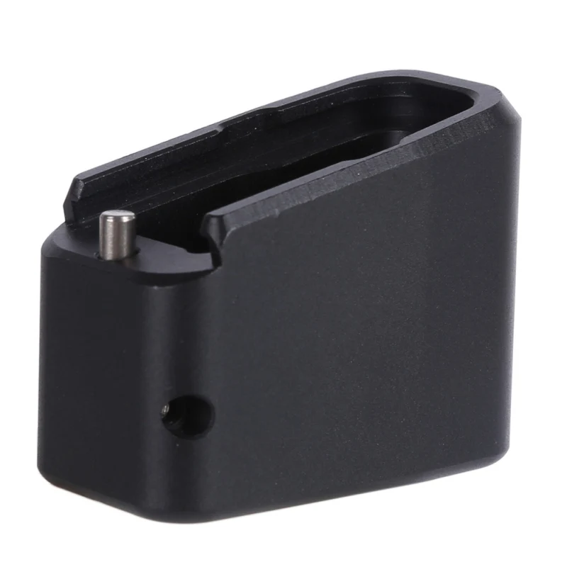 

New CNC Machined Magazines Firepower Base Pad for Glock 43 +3 Magazine Extension Glock 43 Plus 3 Red Black Color