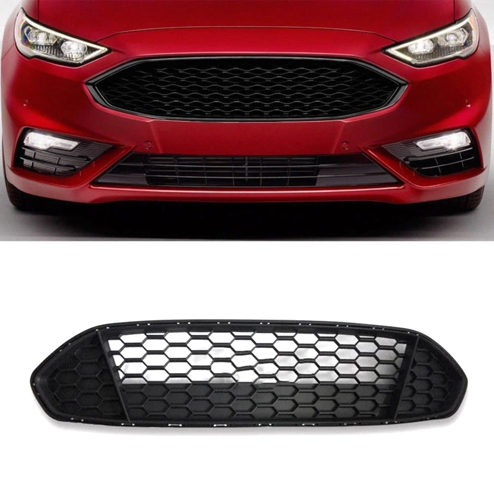 

For Ford Fusion/Mondeo Black front grille replace trim 2013-2016