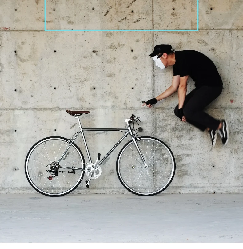 New Brand 52cm carbon steel frame 700CC wheel 7 speed Retro road bike outdoor sport bicicletas bicycle