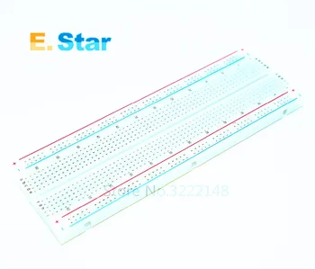 

Free Shipping 5PCS MB-102 MB102 Breadboard 830Point Solderless PCB Bread Board Test Develop DIY