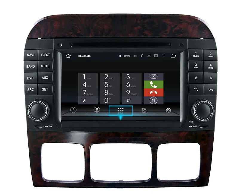 Flash Deal Android 8.1 In Dash Car DVD Player for Mercedes Benz S W220 S280 S320 S350 S400 S430 S500 with GPS Navigation Radio BT SD WIFI 3