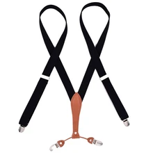 Новые подтяжки на подтяжках для девочек 4 Зажимы для взрослых подтяжки tirantes Hombre эластичный ремешок 2,5*105 см