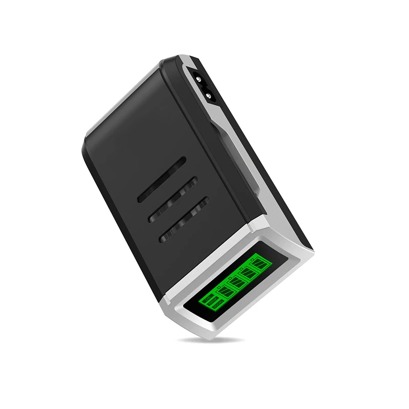

New Smart Charger LCD Display Safe Universal 4 Slots Fast Charging For AA AAA Battery DOM668