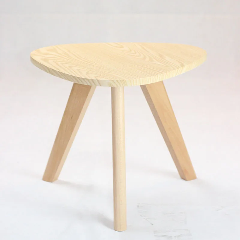 solid wood tea table side end table for office coffee table colorful small table living room bedroom furniture