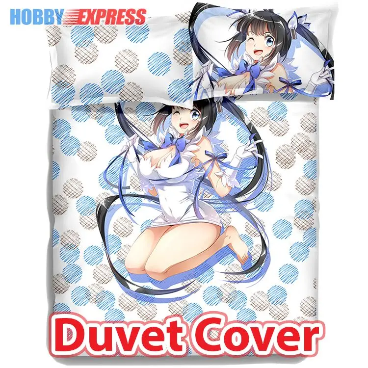 Hobby Express Hestia DanMachi японское покрывало для кровати или пододеяльник с наволочками