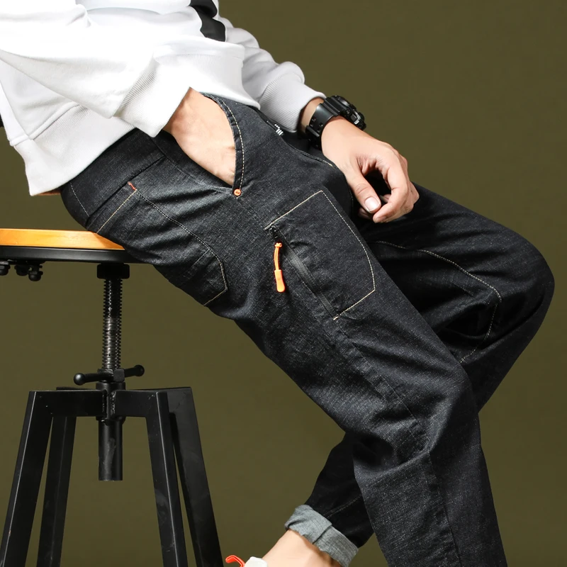 

The new men's jeans for spring are Japanese baggy art jeans oversized pants