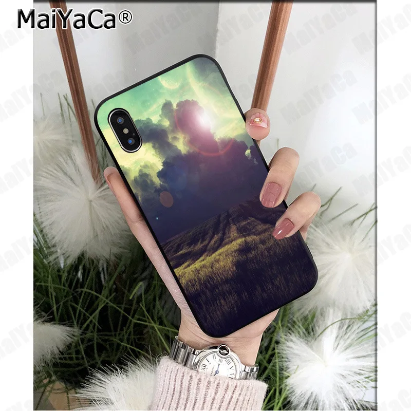 7 MaiYaCa лес; с узором из облаков с красочные милые аксессуары для телефона чехол для Apple iPhone 8, 7, 6, 6S Plus, X XS Макс 5 5S SE XR мобильных телефонов - Цвет: 7