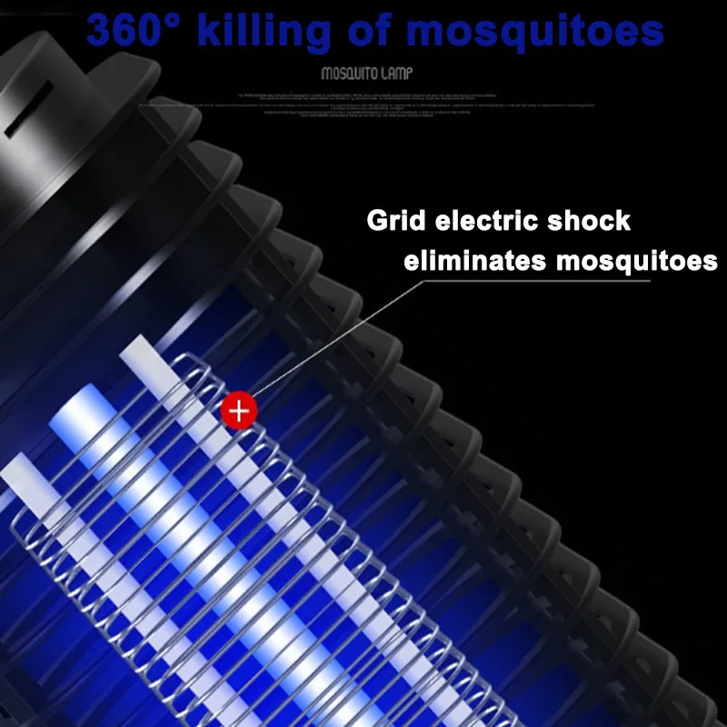Electric Shock Mosquito Killer Lamp Moth Fly Wasp Insect Trap Anti Mosquito LED Night Light Bug Killing Pest Zapper EU US Plug Electric Shock Mosquito Killer Lamp Moth Fly Wasp Insect Trap Anti Mosquito LED Night Light Bug Killing Pest Zapper EU US Plug