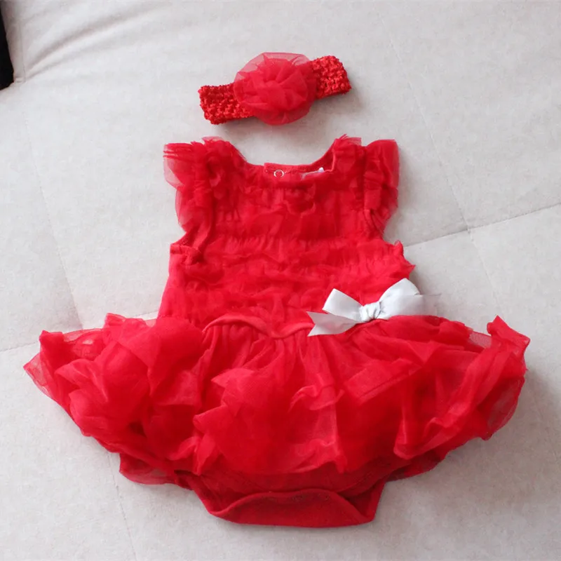 newborn red dress