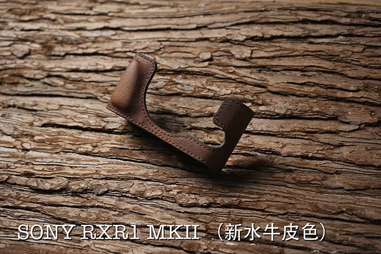 Mr. Камень Мужская обувь ручной работы из натуральной кожи Камера чехол видео полуоткрытые тапочки из материала Камера боди для sony RX1R MKII M2 Камера