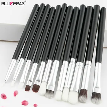 

BLUEFRAG Professional Make Up Eye Brushes Set Eyeshadow Foundation Eyebrow Lip Brush Makeup Brushes Cosmetic Tool 12 / 4pcs
