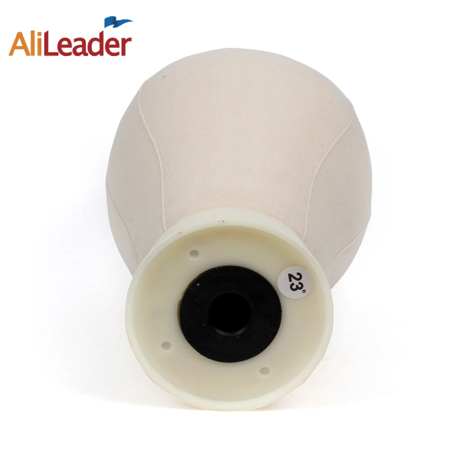 Alileader Training Mannequin Head Canvas Block Head For Hair Extension Lace Wigs Making And Display Styling 21