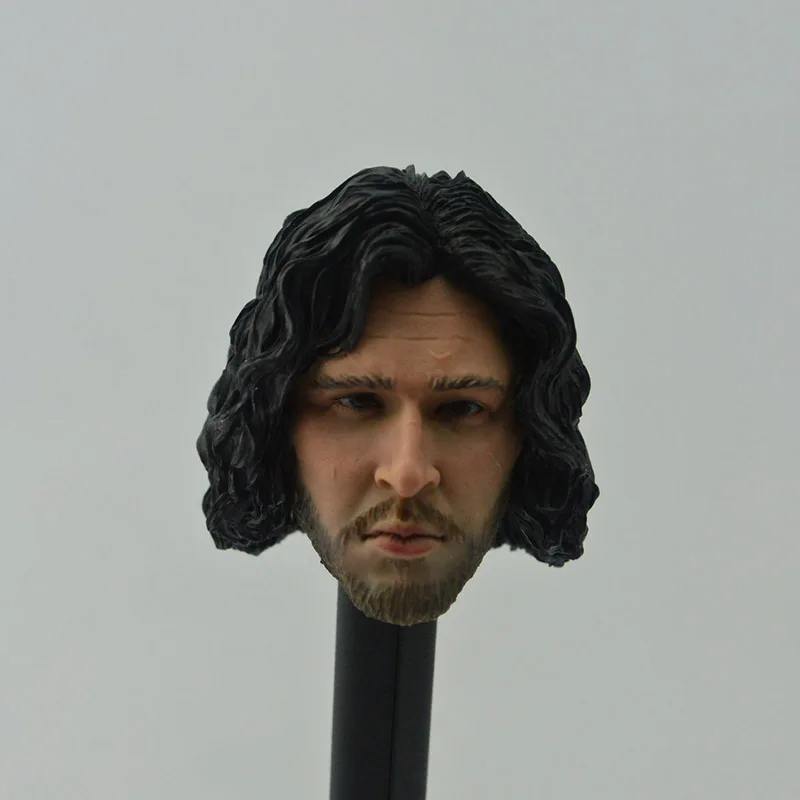 

1/6 Scale A Song of Ice and Fire Game of Thrones Jon Snow Head Sculpt Older Version Headplay for 12" Action Figure Body