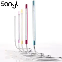Sanyi USB фонарик гибкий ультра яркий мини 10 светодиодов лампы портативных ПК компьютер удобно для чтения